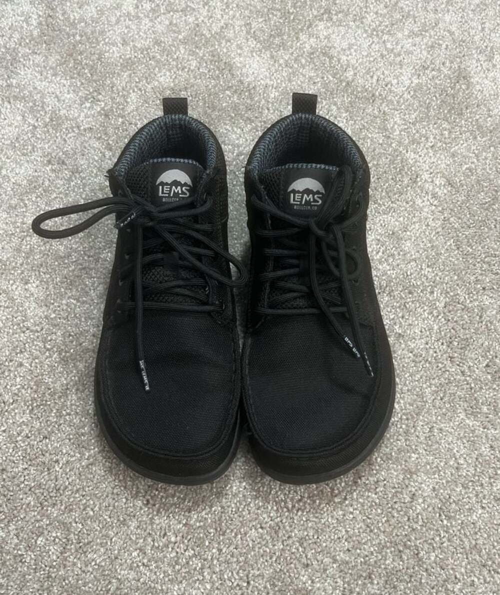 Lems Boulder Boot Mid Vegan Jet Black